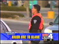 Officer directs traffic